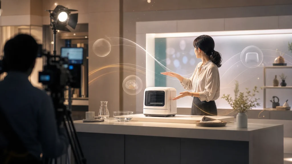 テレビショッピング実演販売士