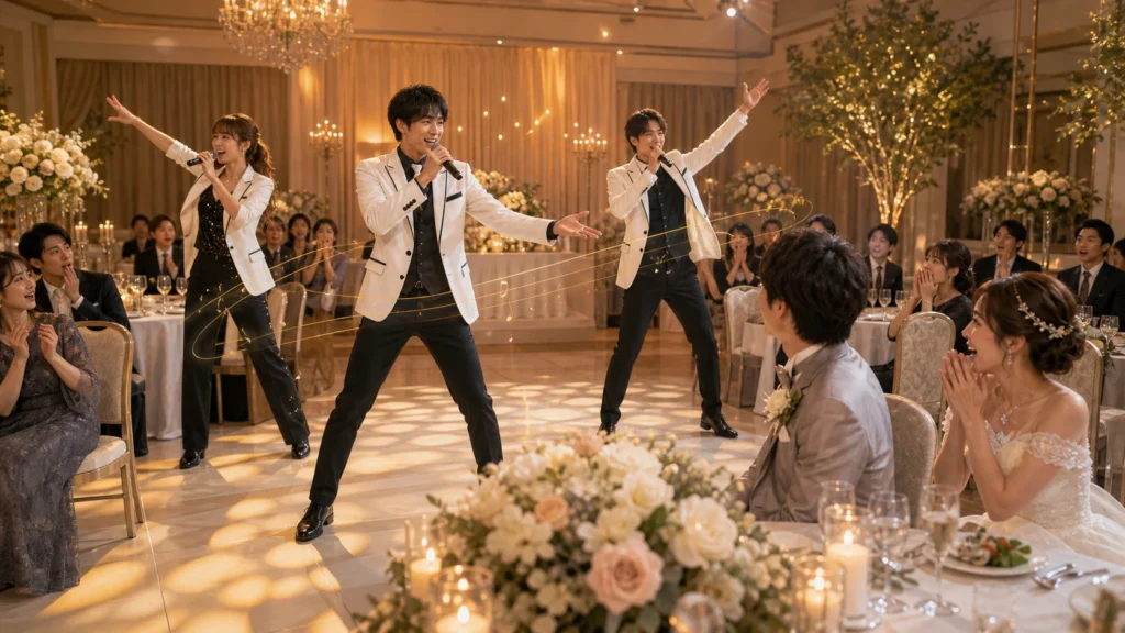 結婚式の余興専門パフォーマー