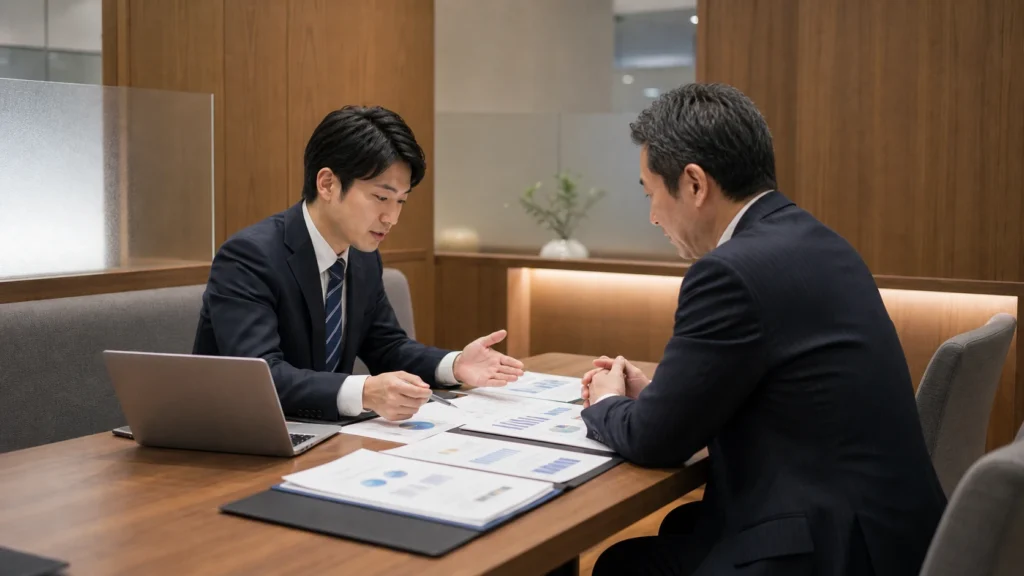 銀行融資担当者
